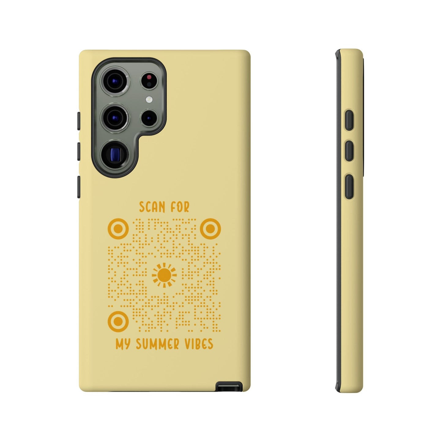 Summer – Tough Case – Yellow – Scan for My Summer Vibes - QR NATION