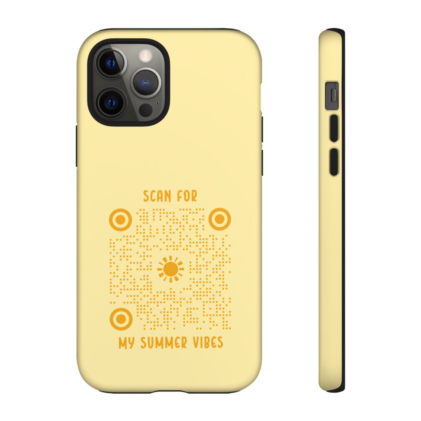 Summer – Tough Case – Yellow – Scan for My Summer Vibes - QR NATION