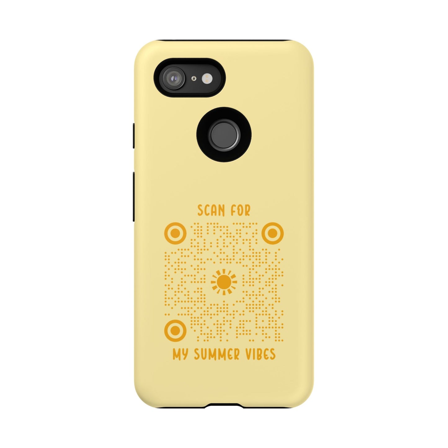 Summer – Tough Case – Yellow – Scan for My Summer Vibes - QR NATION