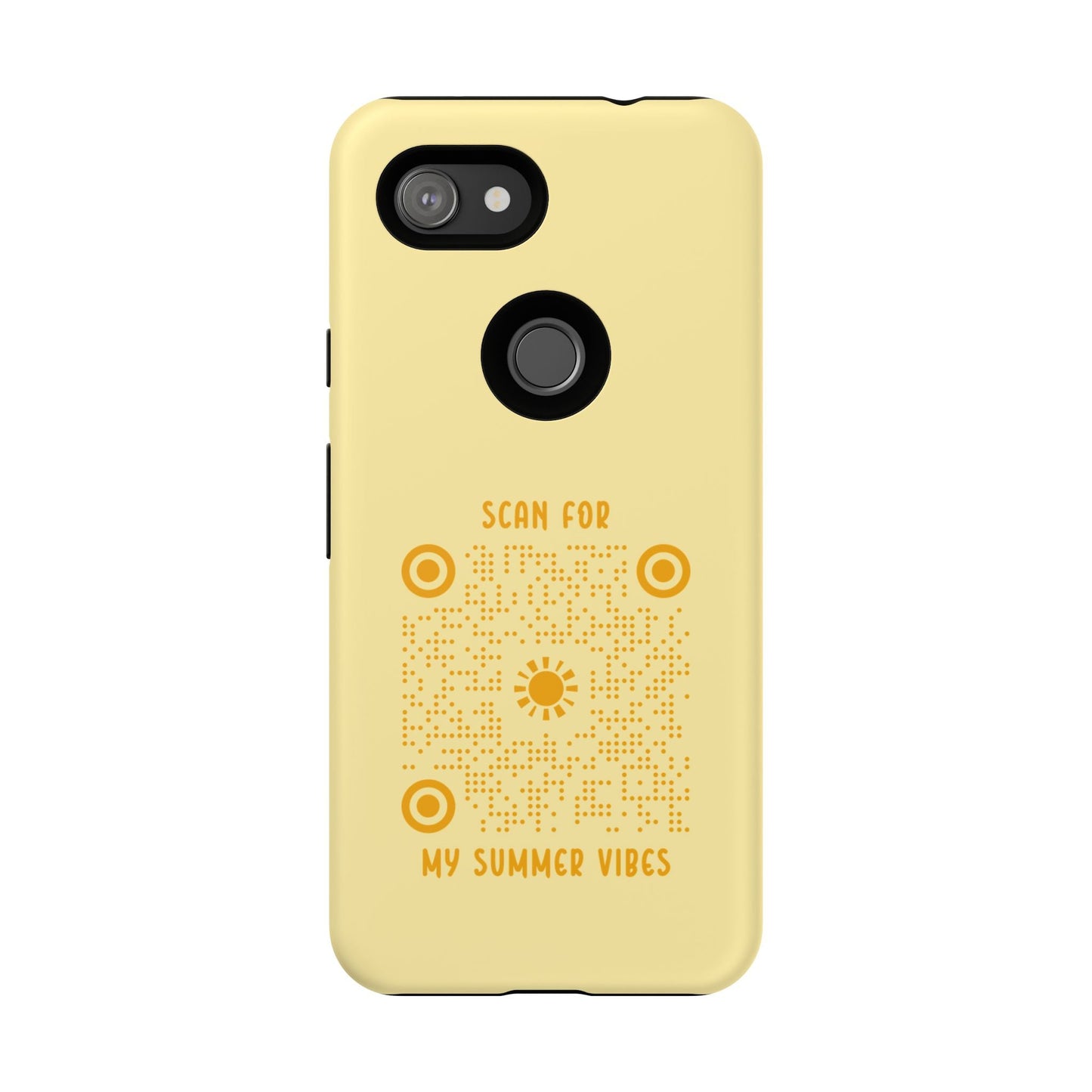 Summer – Tough Case – Yellow – Scan for My Summer Vibes - QR NATION