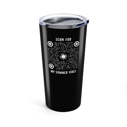 Summer – Tumbler – Black – Scan for My Summer Vibes - QR NATION