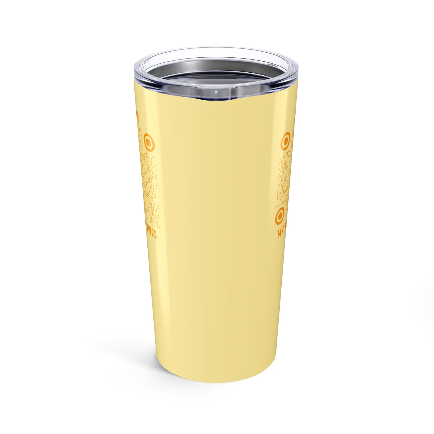 Summer – Tumbler – Yellow – Scan for My Summer Vibes - QR NATION