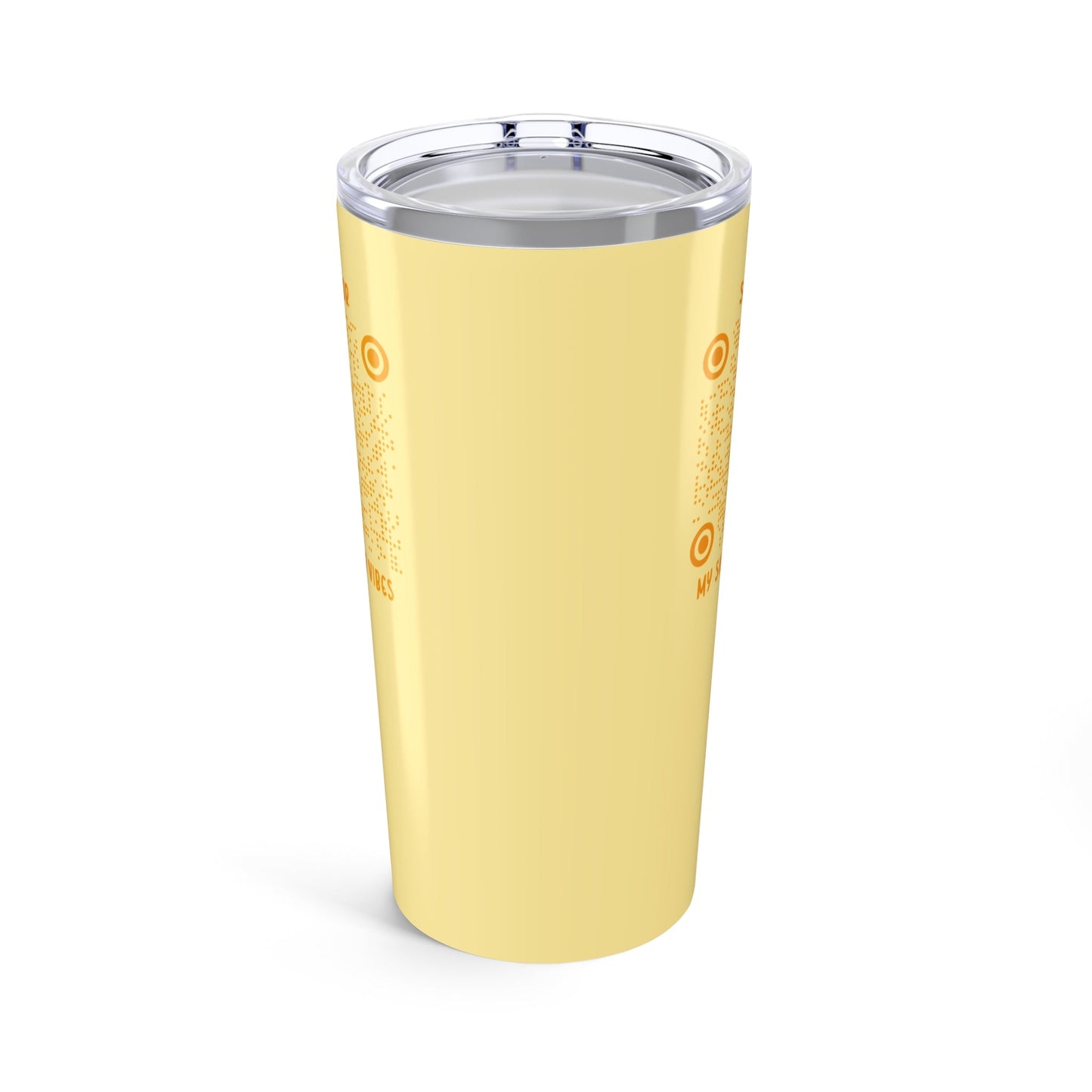Summer – Tumbler – Yellow – Scan for My Summer Vibes - QR NATION