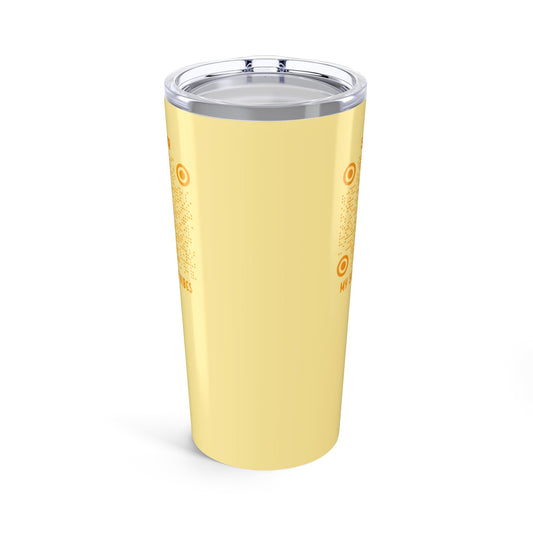 Summer – Tumbler – Yellow – Scan for My Summer Vibes - QR NATION