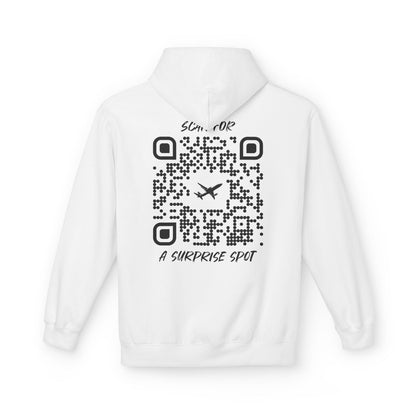 Travel – Hoodie – Scan for a Surprise Spot - QR NATION