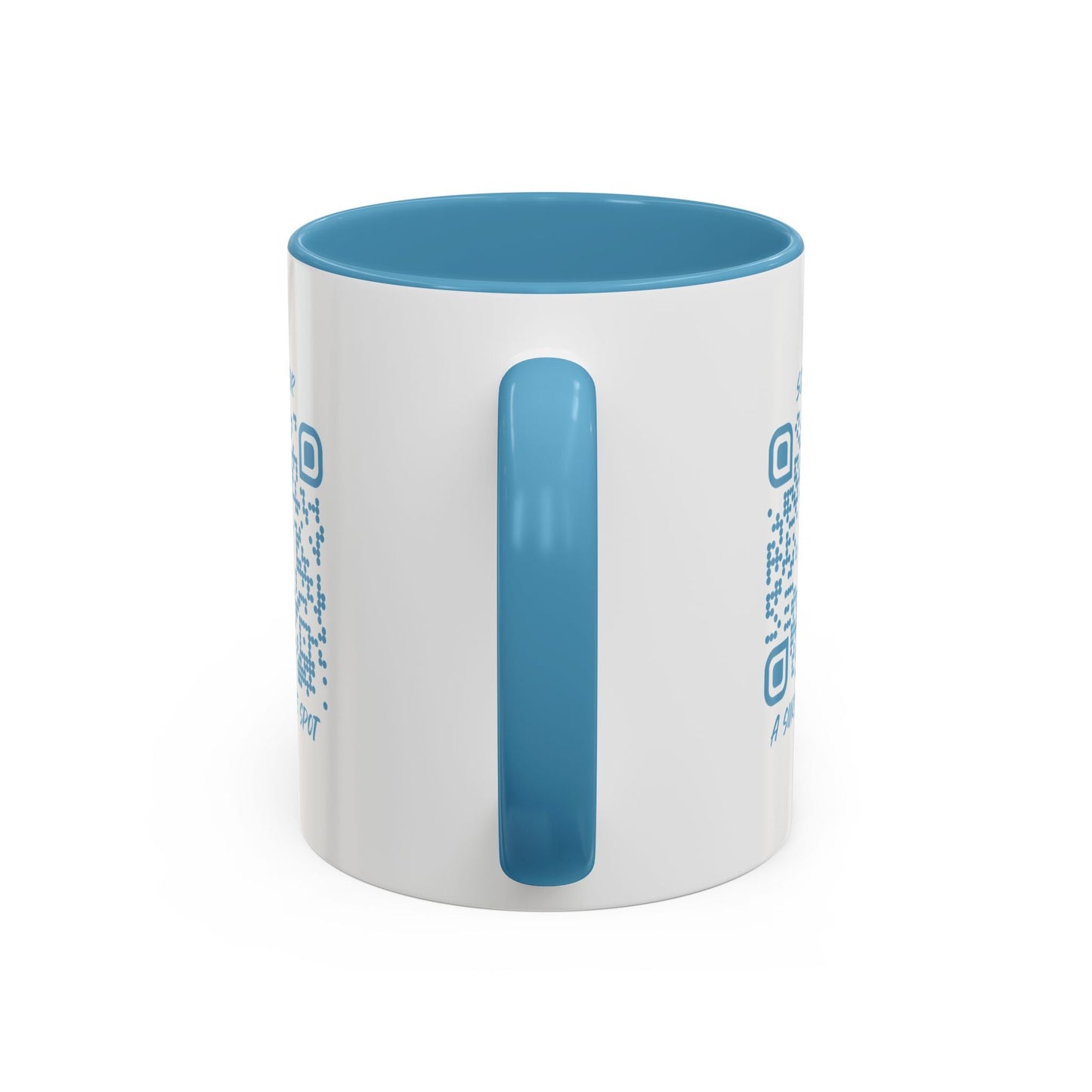 Travel – Mug – Blue – Scan for a Surprise Spot - QR NATION