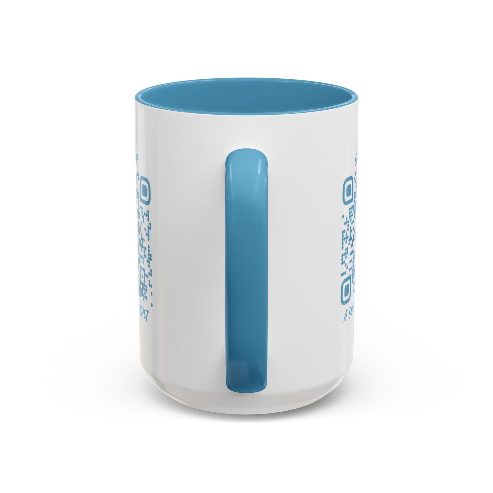 Travel – Mug – Blue – Scan for a Surprise Spot - QR NATION