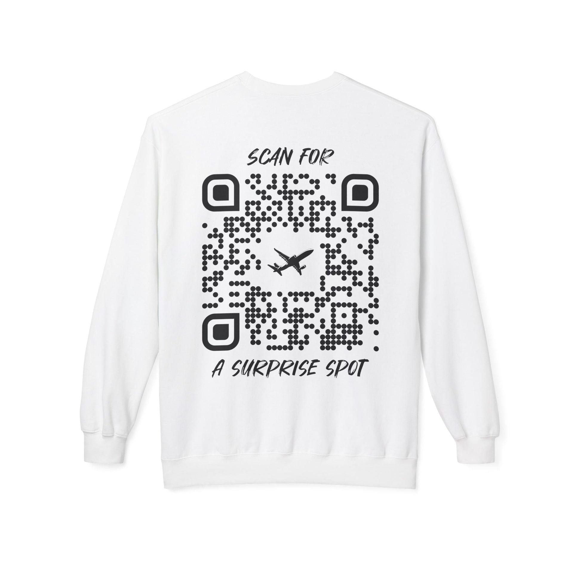 Travel – Sweatshirt – Scan for a Surprise Spot - QR NATION