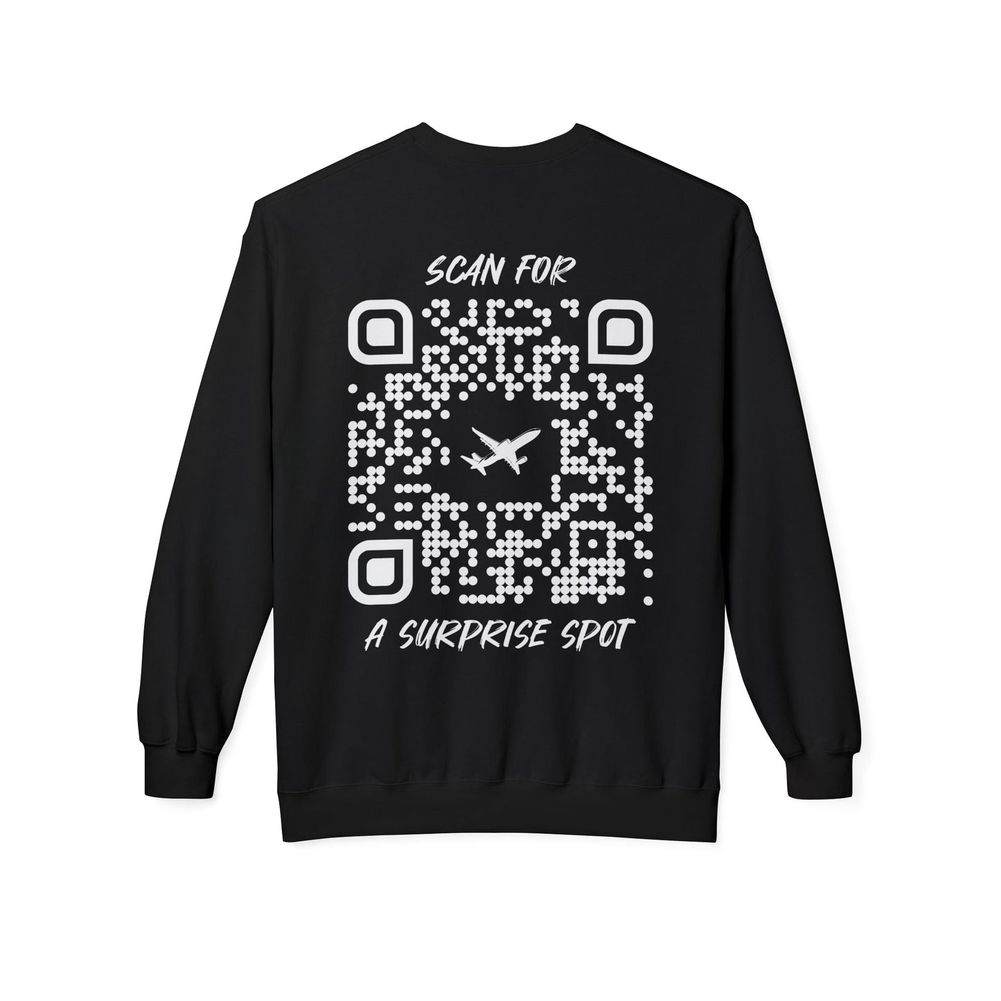 Travel – Sweatshirt – Scan for a Surprise Spot - QR NATION