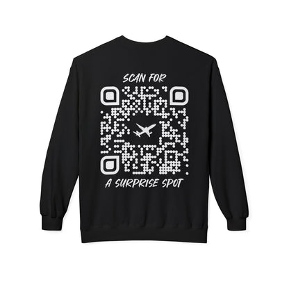 Travel – Sweatshirt – Scan for a Surprise Spot - QR NATION