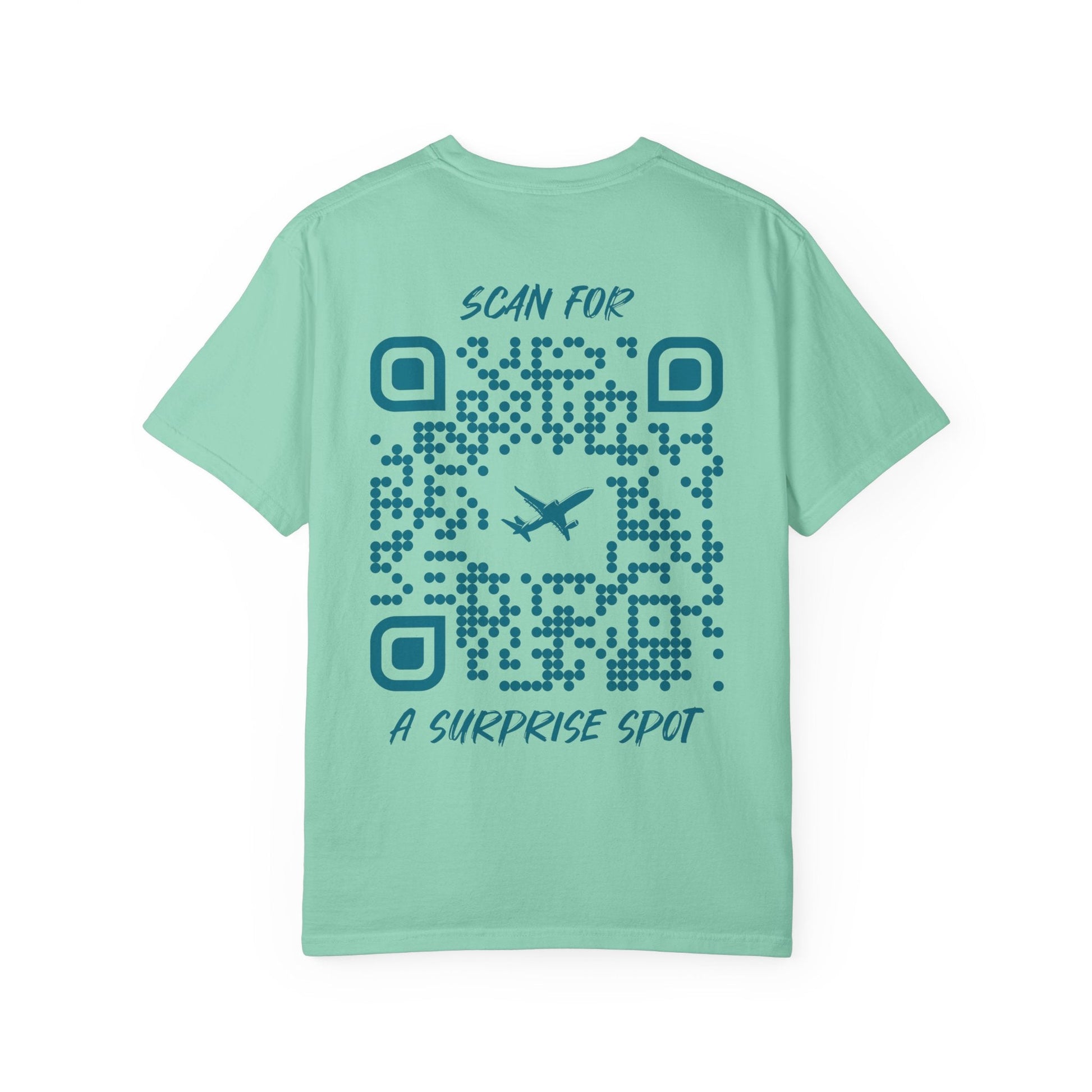 Travel – T-shirt – Scan for a Surprise Spot - QR NATION