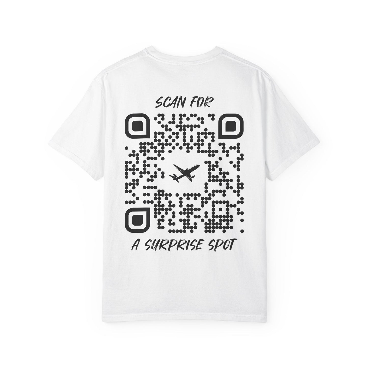 Travel – T-shirt – Scan for a Surprise Spot - QR NATION