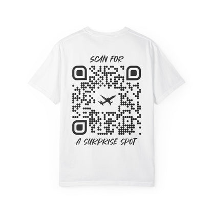 Travel – T-shirt – Scan for a Surprise Spot - QR NATION
