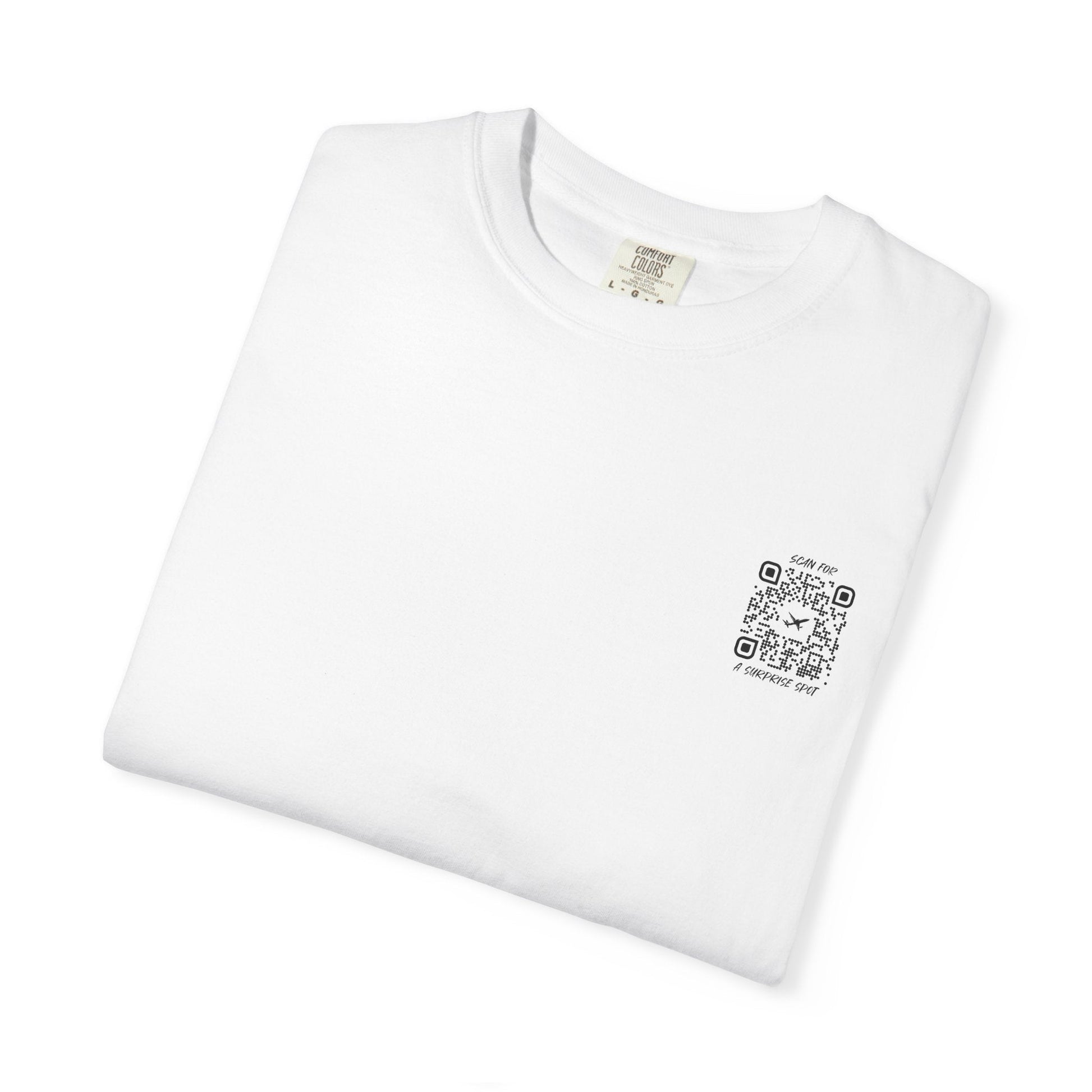 Travel – T-shirt – Scan for a Surprise Spot - QR NATION